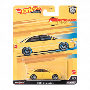 Машинка Premium Hot Wheels Audi S4 Quattro Deutschland Design 1:64 HCJ95 Yellow