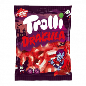 Конфеты Жевательные Trolli Dracula Halloween 150g - Retromagaz