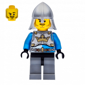 Фигурка Lego Castle 2013 Knight Breastplate with Crown Castle cas516 Б/У - Retromagaz