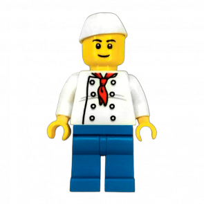 Фигурка Lego People 973pb2335 Chef Fishmonger City chef024 Б/У