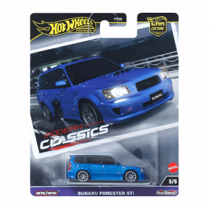 Машинка Premium Hot Wheels Subaru Forester STi Modern Classics 1:64 HRV74 Blue - Retromagaz