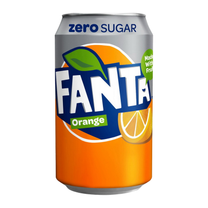 Напиток Fanta Orange Zero Sugar 330ml - Retromagaz