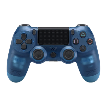 Геймпад Беспроводной RMC PlayStation 4 DoubleShock 4 Trans-Blue Новый - Retromagaz