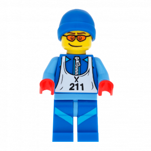 Фигурка Lego Series 2 Skier Collectible Minifigures col028 Б/У - Retromagaz