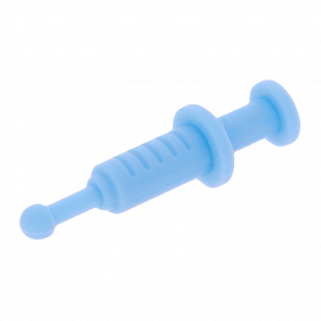 Другое Lego 4шт Syringe 87989 6003298 Bright Light Blue Б/У - Retromagaz