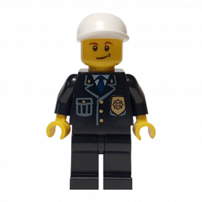 Фигурка Lego Police 973px431 Suit with Blue Tie and Badge City cty0210 1 Б/У - Retromagaz