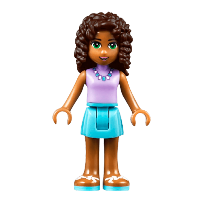 Фигурка Lego Girl Andrea Medium Azure Skirt Friends frnd160 Б/У - Retromagaz