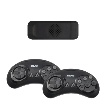 Консоль RMC Game Stick Sega Controller + 4600 Встроенных Игр 4GB Black - Retromagaz