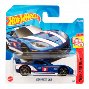 Машинка Базова Hot Wheels Corvette C6R Then and Now 1:64 HCV35 Blue