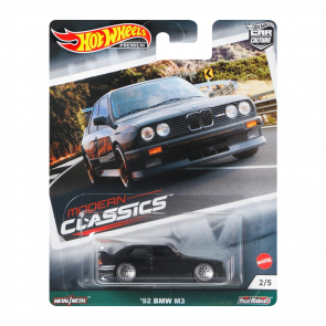 Машинка Premium Hot Wheels '92 BMW M3 Modern Classics 1:64 GRJ92 Black