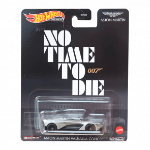 Машинка Premium Hot Wheels 007: No Time to Die Aston Martin Valhalla Concept Rep. Entertainment 1:64 GRL79 Silver - Retromagaz