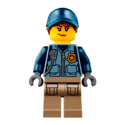 Фигурка Lego Police 973pb3010 Mountain Officer Female City cty0869 Б/У - Retromagaz