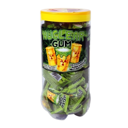 Набор Жевательная Резинка Fini Nuclear Gum Halloween 14g 100шт - Retromagaz