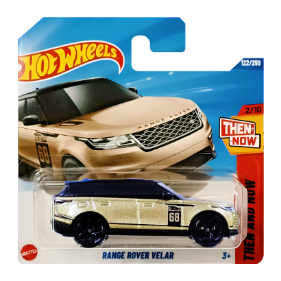 Машинка Базовая Hot Wheels Range Rover Velar Then and Now 1:64 HYY63 Gold - Retromagaz