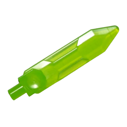 Оружие Lego Меч 2шт Blade with Bar 23860 6301802 Trans-Bright Green Б/У - Retromagaz