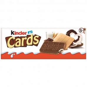 Печенье Kinder Cards 5 Pieces 128g - Retromagaz