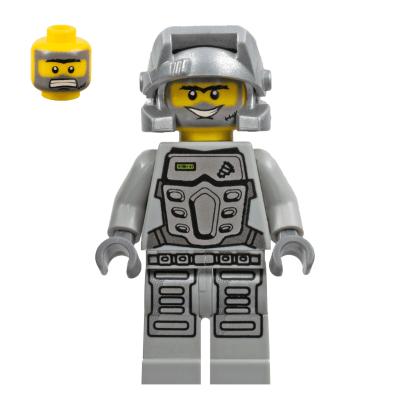 Фигурка Lego Power Miners Duke Grey Outfit Space pm031 Б/У - Retromagaz