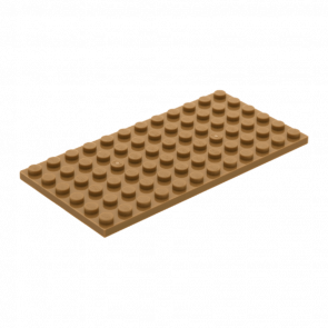 Пластина Lego Звичайна 4шт 6 x 12 3028 4266897 Dark Tan Б/У - Retromagaz