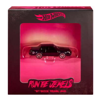 Машинка Premium Hot Wheels '87 Buick Regal GNX Run The Jewels Volcom Mattel Creations Collaboratory 1:64 HTT70 Black - Retromagaz