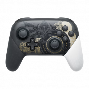 Геймпад Беспроводной Nintendo Switch Pro Controller The Legend of Zelda: Tears of the Kingdom Limited Edition Black Gold Б/У - Retromagaz