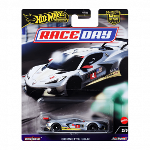 Машинка Premium Hot Wheels Corvette C8.R Race Day 1:64 HRV95 Silver