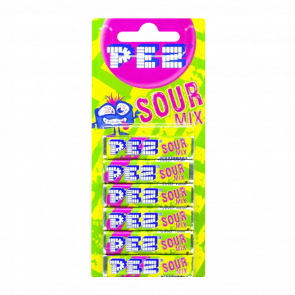 Конфеты Жевательные PEZ Sour Mix 6 Pieces 51g - Retromagaz