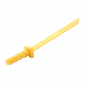 Зброя Lego Меч 4шт Shamshir Katana 21459 30173b 6374068 Bright Light Yellow Б/У - Retromagaz