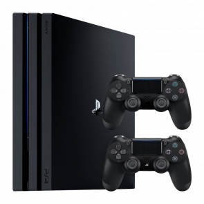 Набор Консоль Sony PlayStation 4 Pro CUH-72xx 1TB Black Б/У  + Геймпад Беспроводной RMC DoubleShock 4 - Retromagaz