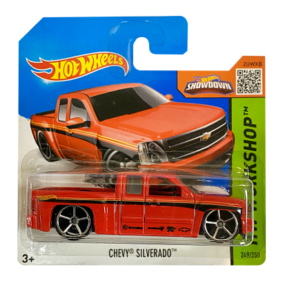 Машинка Базовая Hot Wheels Chevy Silverado Workshop 1:64 CFK66 Red - Retromagaz