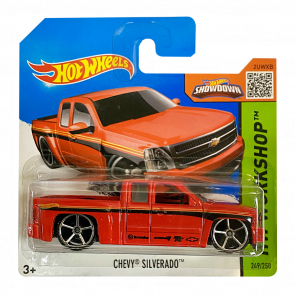 Машинка Базовая Hot Wheels Chevy Silverado Workshop 1:64 CFK66 Red