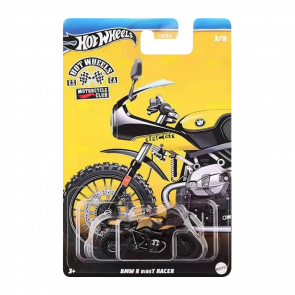 Тематична Машинка Hot Wheels BMW R nineT Racer Motorcycle Club 1:64 HRR92 Yellow