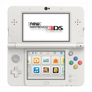 Консоль Nintendo 3DS FAT New Модифікована 32GB White + 10 Вбудованих Ігор Б/У