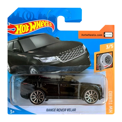 Машинка Базовая Hot Wheels Range Rover Velar Turbo 1:64 GHD01 Black - Retromagaz