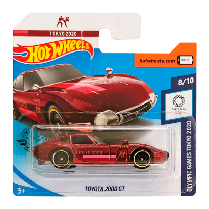 Машинка Базовая Hot Wheels Toyota 2000GT Olympic Games Tokyo 2020 1:64 GHC98 Red - Retromagaz