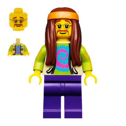 Фигурка Lego Series 7 Hippie Collectible Minifigures col107 Б/У - Retromagaz