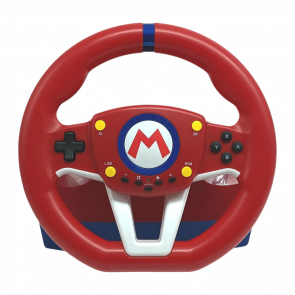 Руль Hori Switch Mario Kart Racing Wheel Pro Mini NSW-204U Red Blue 1.5m Б/У - Retromagaz