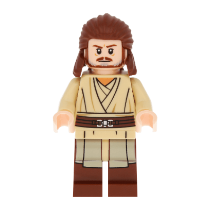 Фигурка Lego Джедай Qui-Gon Jinn Star Wars sw0810 1 Б/У - Retromagaz