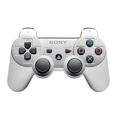 Геймпад Беспроводной Sony PlayStation 3 DualShock 3 Silver Б/У Нормальный - Retromagaz