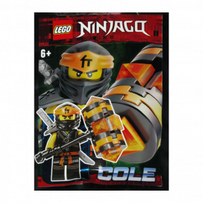 Конструктор Lego Фигурка Cole foil pack #7 Secrets of the Forbidden Spinjitzu Ninjago 892062 njo532 Новый - Retromagaz