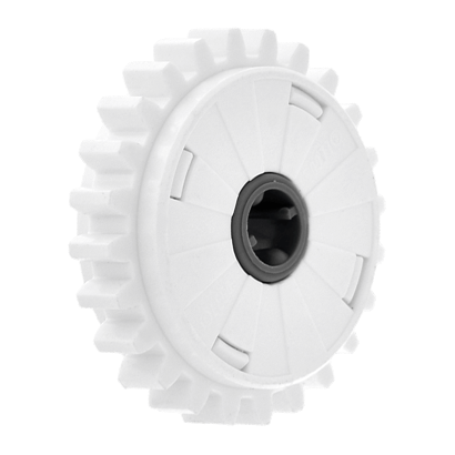 Technic Lego Шестірня 24 Tooth Clutch 60c01 76244c01 76244c01 4540381 6025005 6036892 6198486 White Б/У - Retromagaz