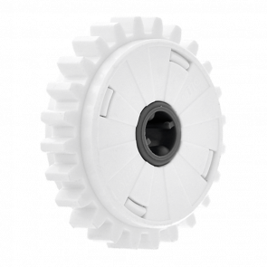 Technic Lego Шестірня 24 Tooth Clutch 60c01 76244c01 76244c01 4540381 6025005 6036892 6198486 White Б/У - Retromagaz