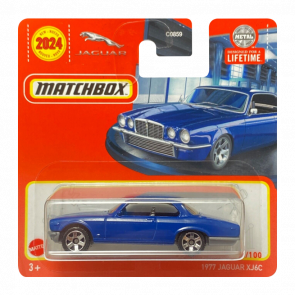 Машинка Велике Місто Matchbox 1977 Jaguar XJ6C Showroom 1:64 HVN26 Dark Blue - Retromagaz