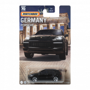 Тематична Машинка Matchbox Porsche Cayenne Turbo Germany 1:64 GWL49/HPC66 Black - Retromagaz