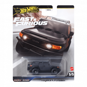 Машинка Premium Hot Wheels Toyota FJ Cruiser Fast & Furious 1:64 HRT99 Black - Retromagaz