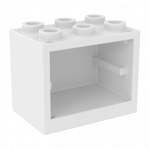 Ємність Lego 4шт Cupboard 2 x 3 x 2 4532b 92410 4619665 White Б/У - Retromagaz