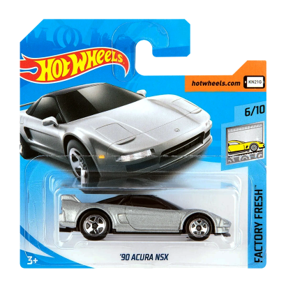 Машинка Базовая Hot Wheels '90 Acura NSX Factory Fresh 1:64 FJW10 Silver - Retromagaz