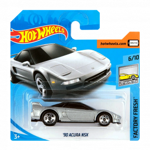 Машинка Базовая Hot Wheels '90 Acura NSX Factory Fresh 1:64 FJW10 Silver - Retromagaz