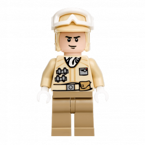 Фигурка Lego Повстанец Hoth Trooper Black Chin Dimple Star Wars sw0291 2 Б/У - Retromagaz