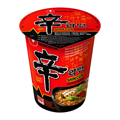 Локшина Nongshim Shin Ramyun Гриби Овочі Гостра 68g - Retromagaz