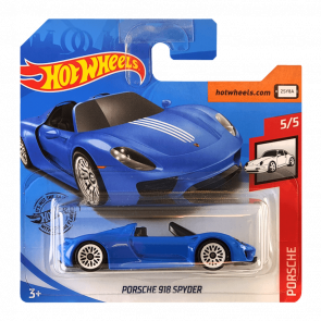 Машинка Базовая Hot Wheels Porsche 918 Spyder Porsche 1:64 GHD22 Blue